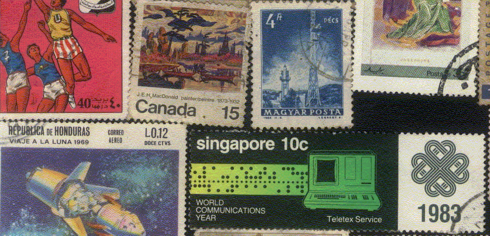 Booth of Stamp Collection